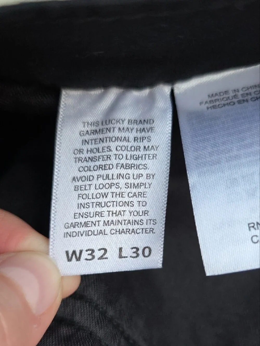 NWT Lucky Brand 121 Slim Straight Chino Style Pants Mens Black Size 32x30
